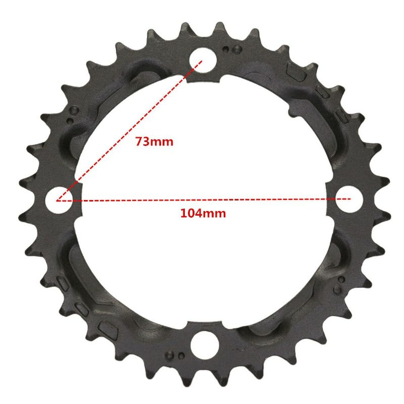 Bikight 32t 9-rýchlostný Zubový Kotúč Na Bicykel Reťazový Krúžok Pre Cestné Bicykle Horské