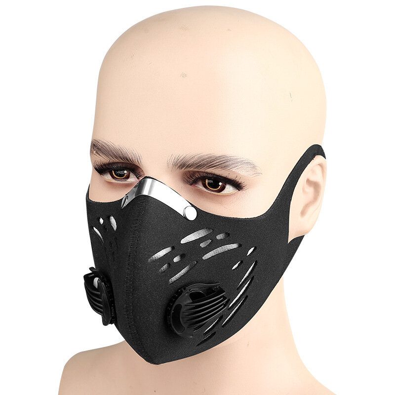 Bikight Priedušná Cyklistická Protiprachová Maska Na Tvár Vetruodolná Proti Zahmlievaniu S Aktívnym Uhlím Znečisteniu