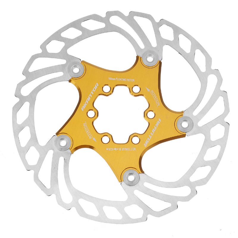 Brzdové Doštičky Pre Bicykle 140/160/180/203 mm Plávajúce Kotúče Pre Vonkajšie Cyklistické Pre Horské