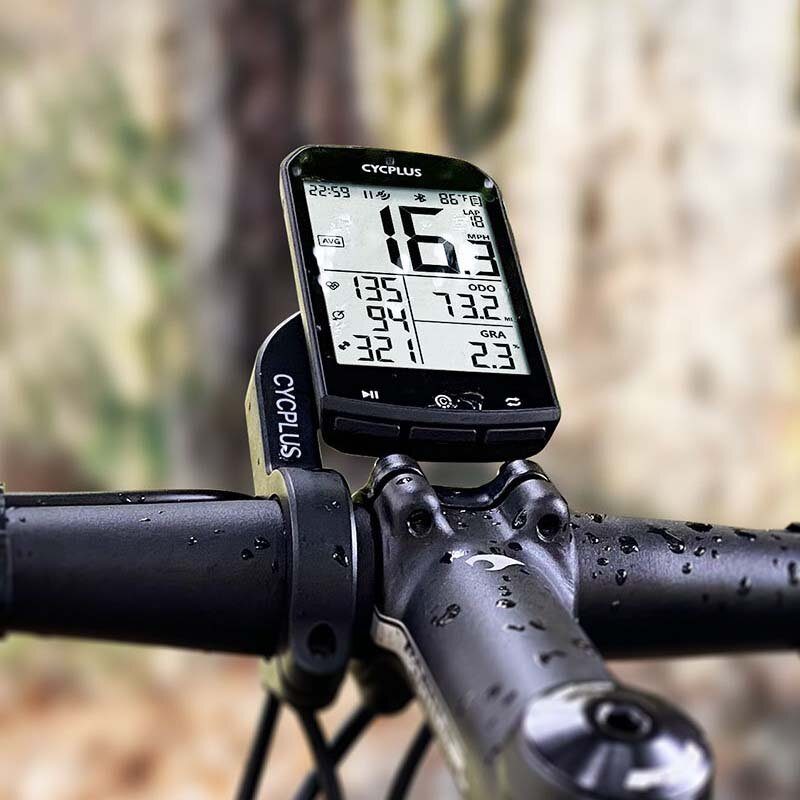 Cyklopočítač Cycplus M1 Gps Bezdrôtový S Bluetooth 4.0 Ant+ Cyklistický Rýchlomer Vodotesný Lcd Podsvietenie Bicykel Počítadlo Kilometrov Stopky Bicyklové Príslušenstvo Pre Mtb Cestný Bicykel/mestský