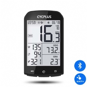 Cyklopočítač Cycplus M1 Gps Bezdrôtový S Bluetooth 4.0 Ant+ Cyklistický Rýchlomer Vodotesný Lcd Podsvietenie Bicykel Počítadlo Kilometrov Stopky Bicyklové Príslušenstvo Pre Mtb Cestný Bicykel/mestský