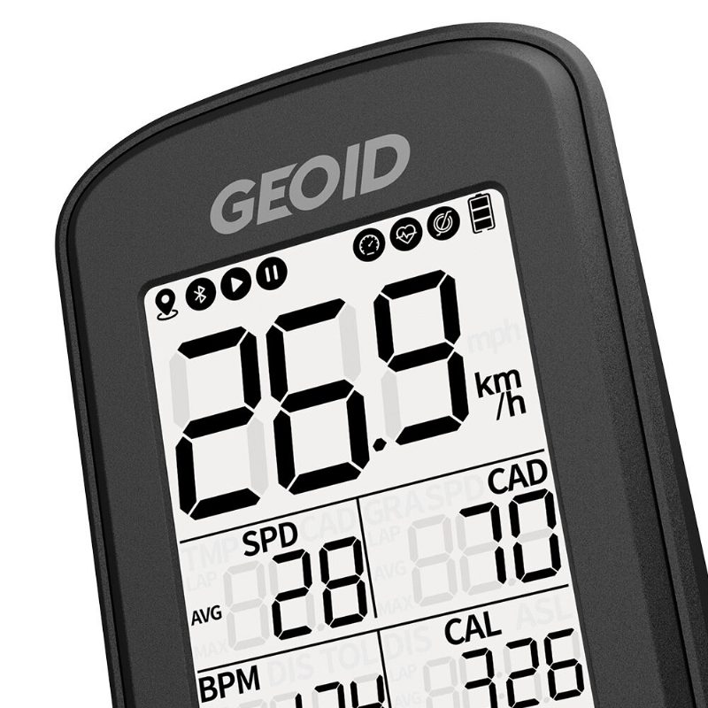 Cyklopočítač Geoid Cc400 Ant+ Gps Bluetooth Smart Bezdrôtové Stopky Rýchlomer Počítadlo Kilometrov Vodotesný Príslušenstvo Pre Mtb Cestný Bicykel