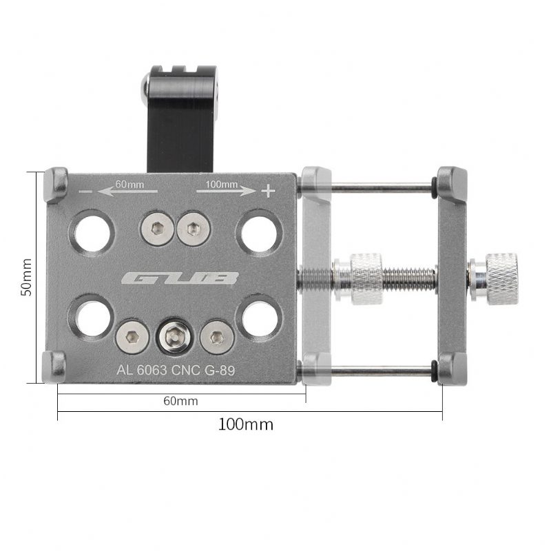 Držiak Telefónu Na Bicykel Gub G-89 60-100 mm Z Hliníkovej Zliatiny Otočný O 270° Na Na Na