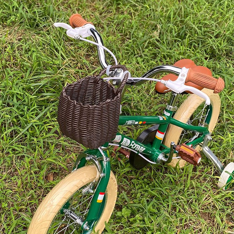 Košík Na Bicykel Ratanový Predný Kôš Na Prenášanie Nákupných Vecí Domáce Zvieratá Ovocie Skladovacie Puzdro Na