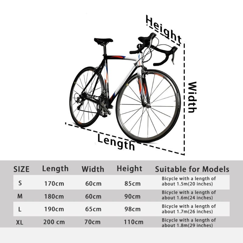 Kryt Na Bicykel Na Do Dažďa Na Vodotesný Prachotesný Odolný Voči Uv Žiareniu Celoročná Ochrana