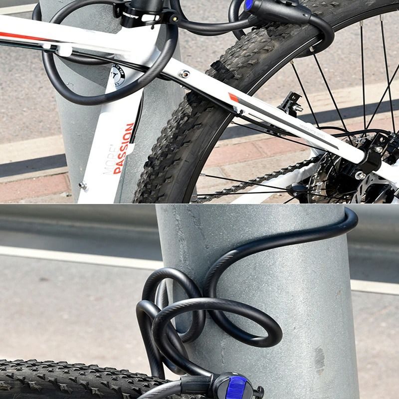 Ochranný Lankový Zámok Na Bicykel Z Nehrdzavejúcej Ocele
