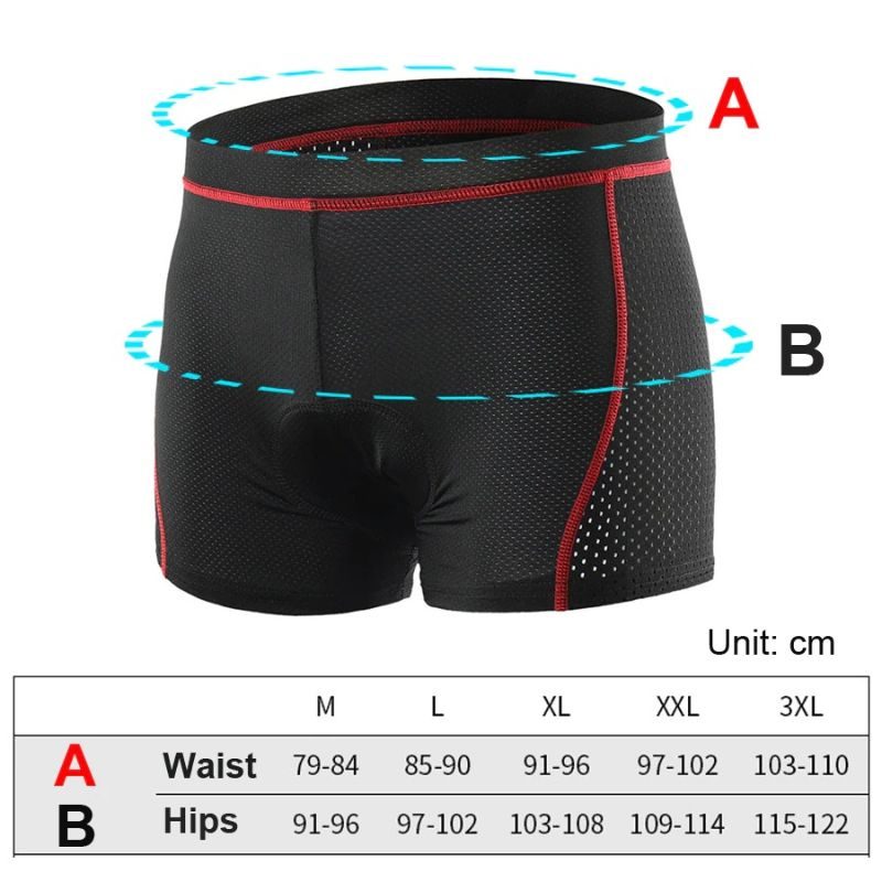 Pánske Cyklistické Spodné Šortky Priedušné Vystužené Jazdecké