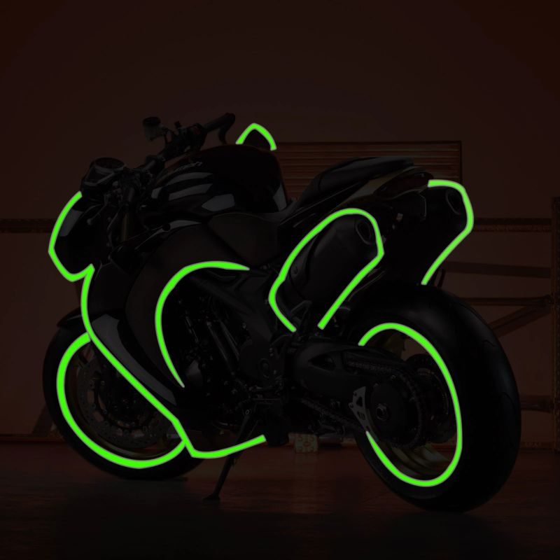 Reflexné Nálepky Na Bicykel Fluorescenčné Lepidlo