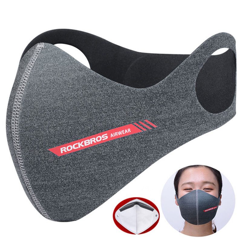 Rockbros Sport Outdoor Bike Cyklistika Priedušná Vodotesná Ochranná Maska Pm 2.5 Anti Dust Velo Mask