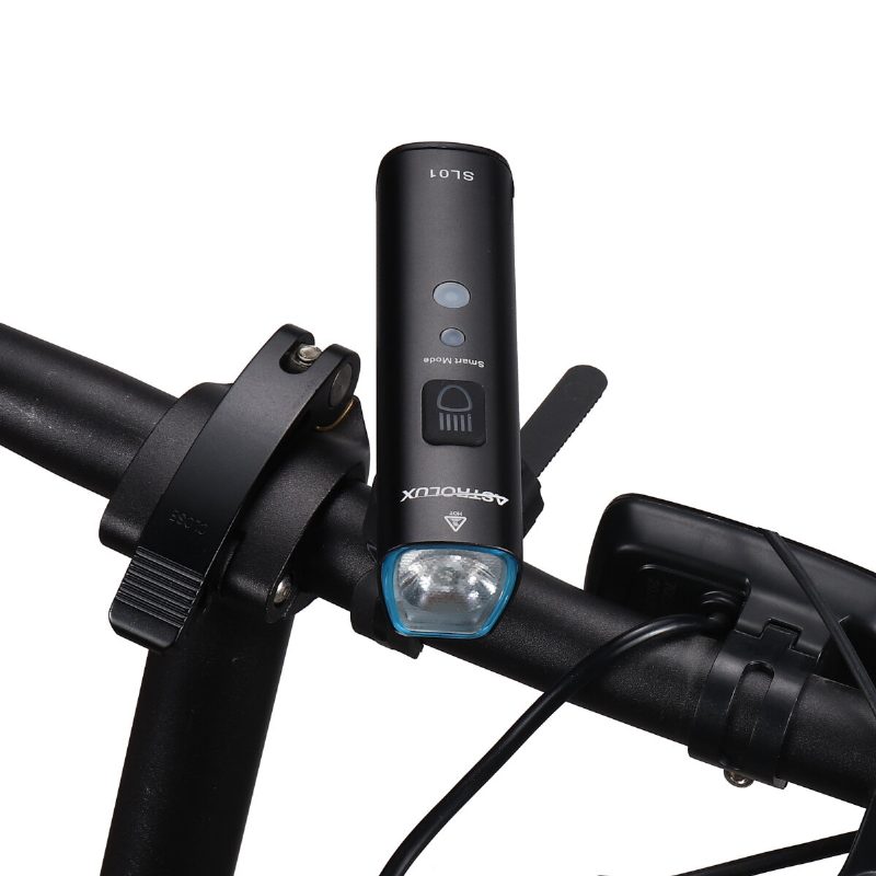 Sl01 1000lm Jas A Vibrácie Inteligentné Snímanie Bicyklového Svetla Cyklický Svetlomet Typu C Usb Nabíjateľné Vodotesné Predné Svetlo Pre Elektrický Skúter Mtb Bicykel