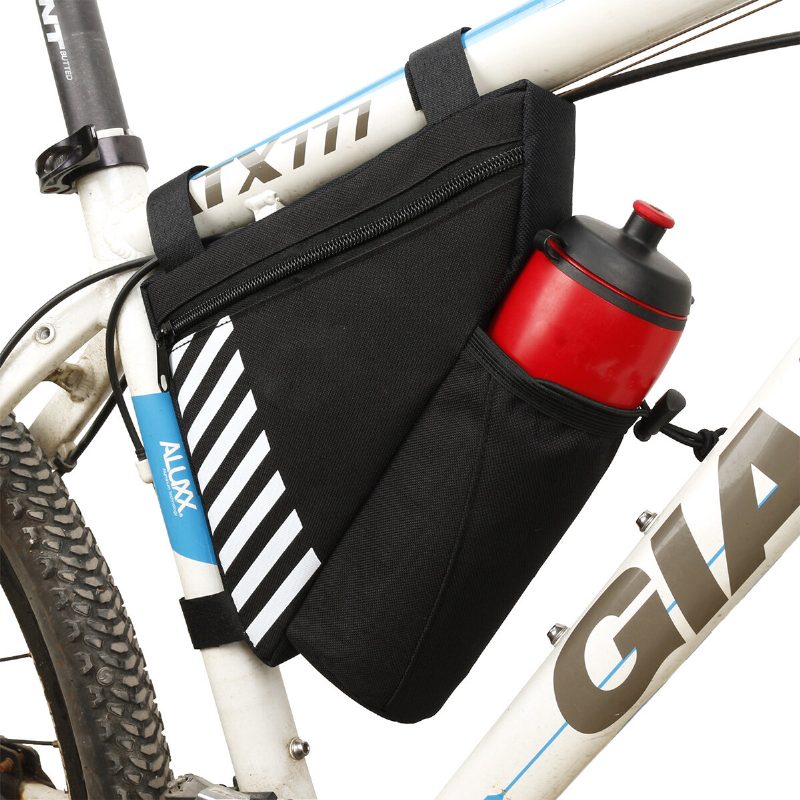 Trojuholníková Taška Na Predný Rám Bicykla Držiak Na Fľašu S Vodou Vodotesný Úložný Kôš Na Tašku Na Bicykel