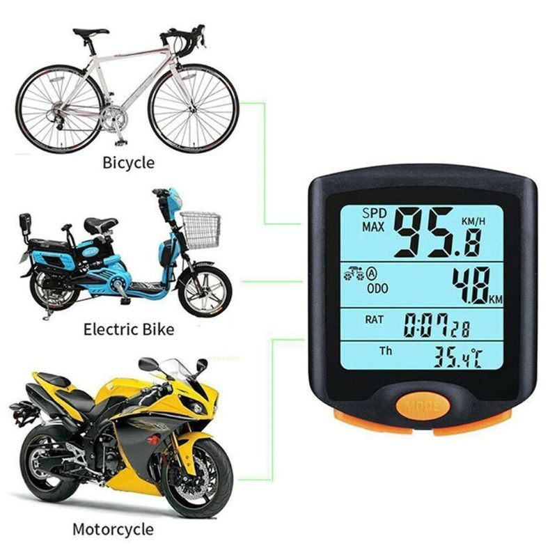 Vodotesný Káblový Tachometer Na Bicykel