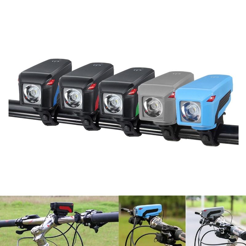 Wheelup 350lm T6 Bike Light Svetlomety Usb Nabíjanie Live Hhorn Bells Touch