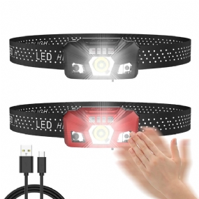 Xpe/xpg Led Čelovka 3 Režimy Usb Nabíjateľná Taktická Baterka Vonkajšie Kempovanie Cyklistika