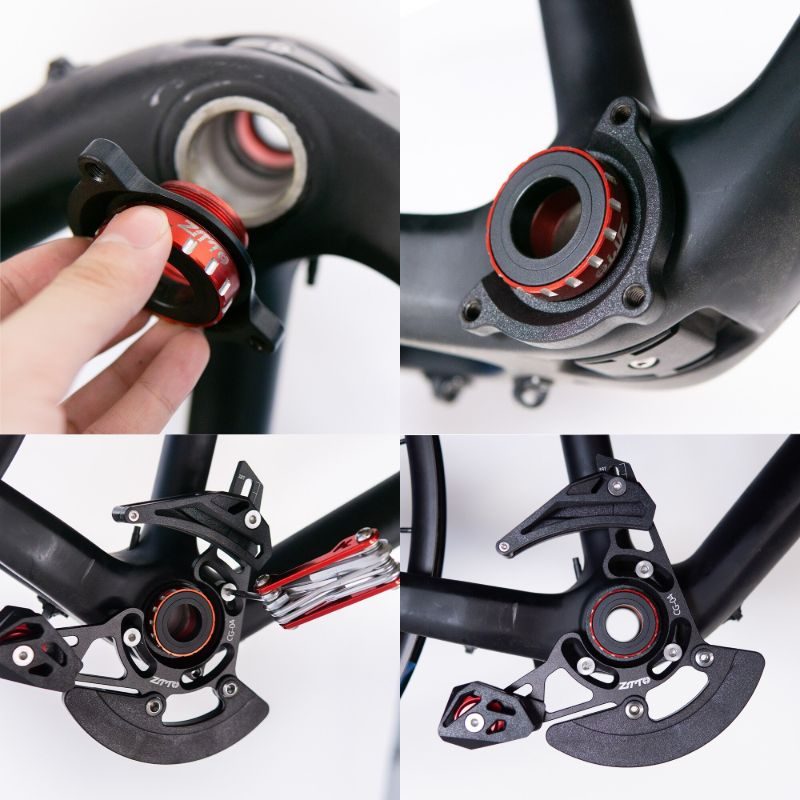 Zachytávač Pádu Vodiacej Reťaze Na Bicykel Bb Mount Single Disc 1x System